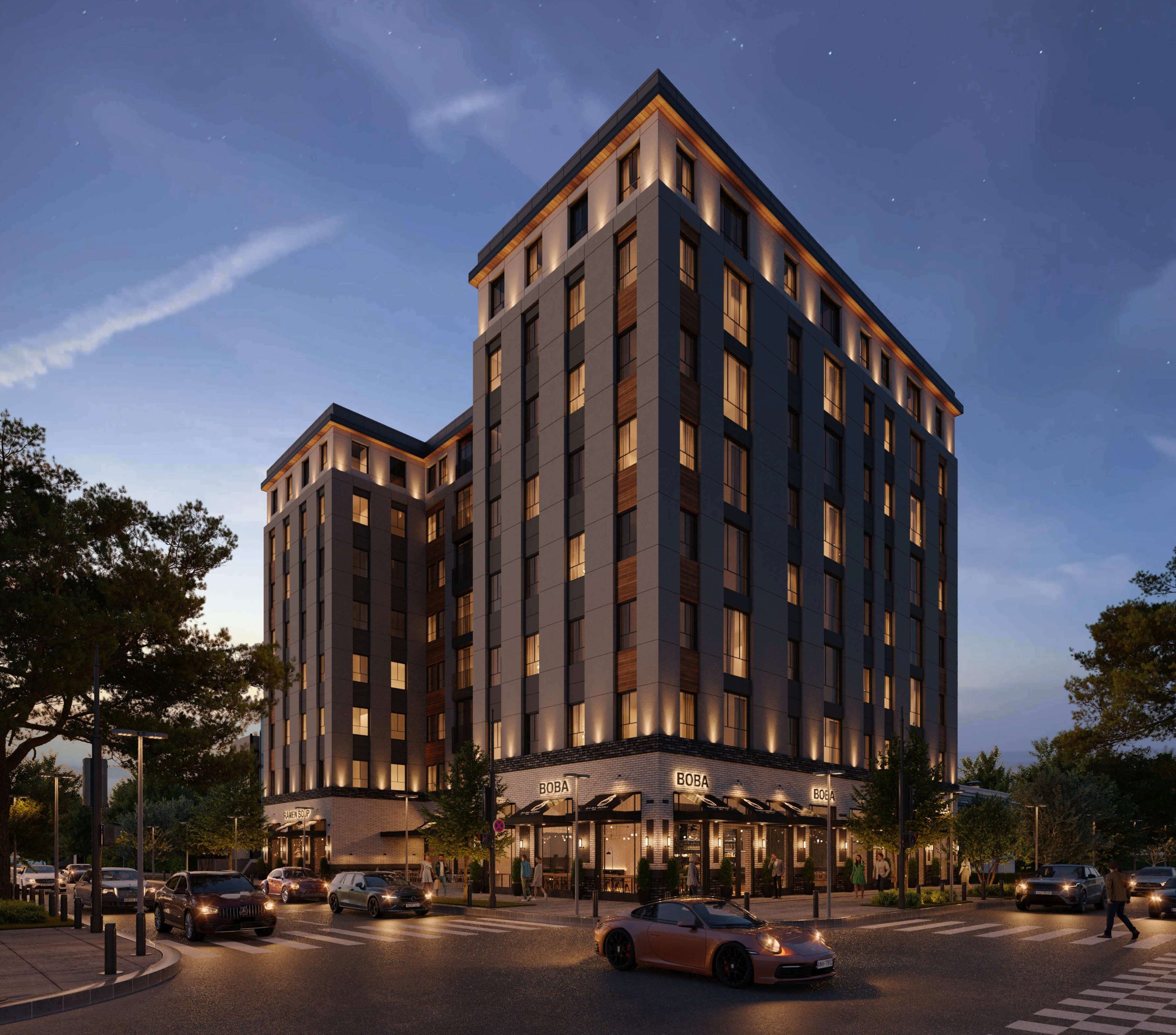 Berkeley Student Housing Building Facade