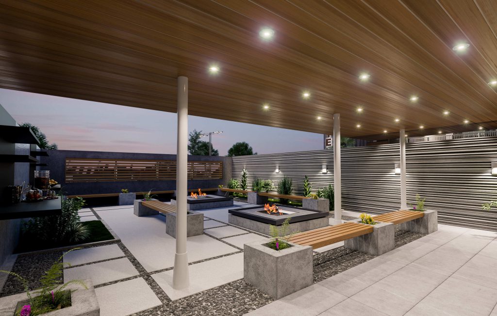 Motel Renovation Modern Exterior
